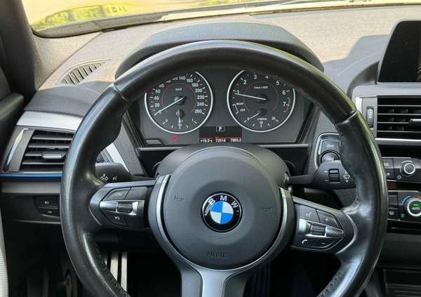 BMW Seria 1 cena 75000 przebieg: 72000, rok produkcji 2016 z Katowice małe 742